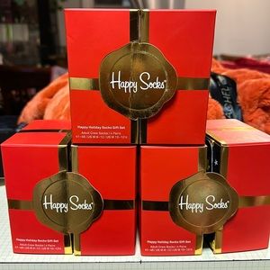 🥷🏿🥷🏿🥷🏿BUNDLE 12 PAIRS OF HAPPY HOLIDAY SOCKS GIFT SETS!!!